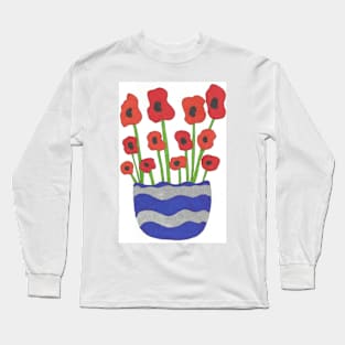 A Dozen Poppies Long Sleeve T-Shirt